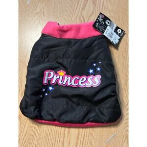 New Pet Apparel Princess 👑 Doggie 🐶 Puffer Fleece Jacket size Medium 12-14”